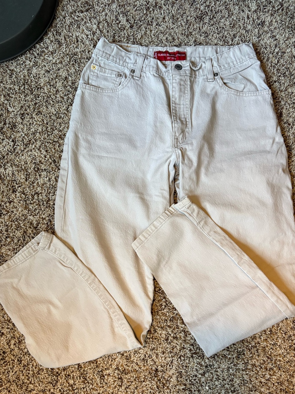 Levi's Women's Straight Leg Jeans in Cream